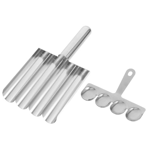 iplusmile 2st Fleischbällchen-hersteller Kekshersteller Hersteller Von Fleischbällchen Pakora-maker-tool Fleischballer Mit Griffen Fleischbällchen-maker-tool Rostfreier Stahl Silver