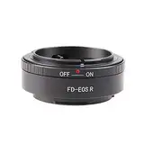 FOTGA FD-EOSR Objektivadapter Konverter Ring für Canon FD Objektiv Lens Kompatibel mit Canon EOS R R3 R5 R5C R6 Mark II R7 R8 R10 R50 R100 RP EOSR Halterung Spiegellose Kamera