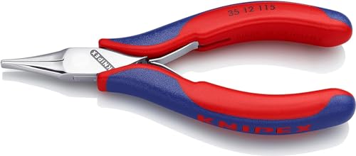 Knipex Elektronik-Greifzange mit Mehrkomponenten-Hüllen 115 mm 35 12 115