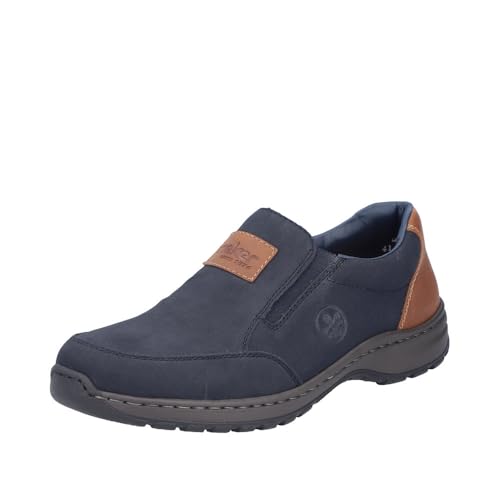 Rieker Herren 03354 Slipper, Blau, 41 EU