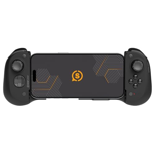 Scuf NOMAD Kabelloser iPhone Controller für Mobiles Gaming – Hintere Paddles – Anti-Drift-Thumbsticks – Bluetooth 5.0 Verbindung – PS Remote, Xbox Game Pass, Apple Arcade, Steam Link – Schwarz