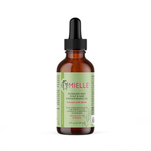 Mielle Organics Mielle Rosemary Mint Kopfhaut- und Haarstärkungsöl für gesundes Haarwachstum, 2 oz 59 ml