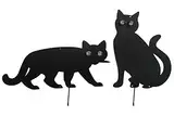 WENKO Vogelschreck Katzen, 2er Set
