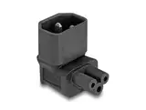 DELOCK Netzadapter IEC 60320 - C14 auf C5, Stecker/Buchse