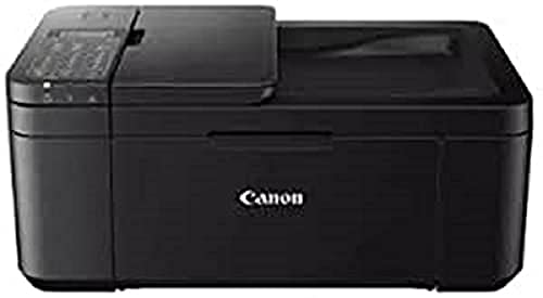 Canon Farbtintenstrahldrucker PIXMA TR4650 Multifunktionsgerät DIN A4 (Scanner, Kopierer, Drucker, Fax, 4800 x 1200 DPI, LCD, WLAN, USB, Apple AirPrint, PIXMA Cloud Link, ADF Duplexdruck) schwarz