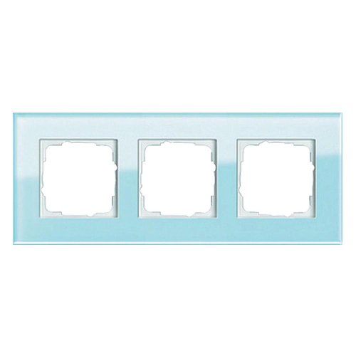 Gira 021318 Rahmen 3-fach Esprit Glas, mint
