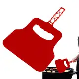 Grillfächer Wedel, Handventilator Für Grill, Handventilator Für BBQ, Anzündhilfe Grill, Tragbarer Manueller Grillventilator, Handventilator Für Holzkohlegrills, Handgebläse Zum Kochen Im Freien