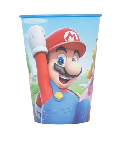 WIEDERVERWENDBARER KINDERBECHER AUS BPA-FREIEM KUNSTSTOFF 260 ML | SUPER MARIO