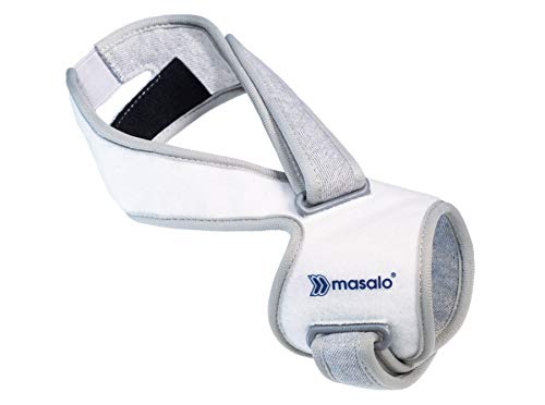 Masalo® Manschette MED - bei Tennisarm, Golferarm, Mausarm (Epicondylitis) (Größe 1 / rechter Arm)