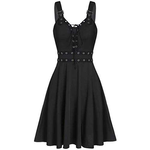 Generisch Mittelalter Kleidung Damen Halloween Fasching Hexenkostüm Korsett Schwarz Piraten Braut Sexy Kleid Elegant Karneval Kleidung Damen Kleider Angebote des Tages Heute Schwarz XXL