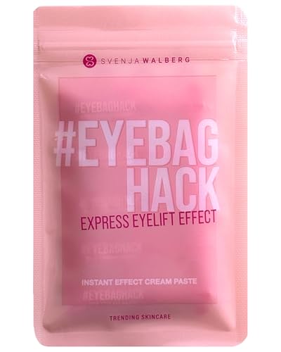 EYEBAGHACK – Express Eyelift Effect gegen Tränensäcke & Fältchen – Sichtbar glatte Augen in 2 Minuten – Invisible Flex Film Technology für bis zu 10h Wirkung – 5x wiederverschließbare Mini-Tuben