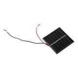 Besttoolifes Mini-Solarzellen, 2–3 V, 0,4 W, 60 x 60 mm, kabelgebunden, für Solarenergie, Heimwerker, Gartenlicht, wissenschaftliche Projekte, Spielzeug, Batterieladegerät