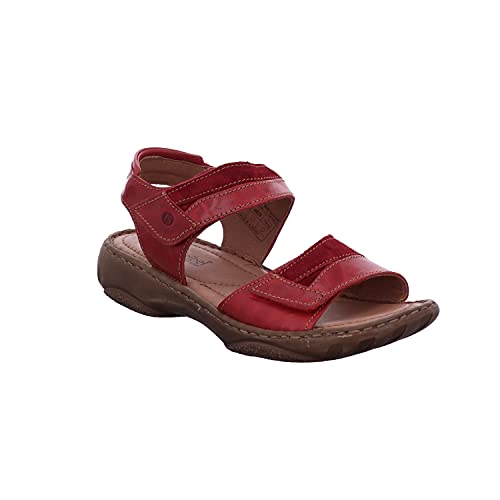 Josef Seibel Damen Debra 19 76719 Riemchensandalen, Rot-Kombi