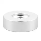 kwmobile 45 RPM Adapter für Schallplattenspieler - aus Aluminium - 3,8cm Durchmesser - Plattenspieler Adapter für 7" Platten mit großem Mittelloch