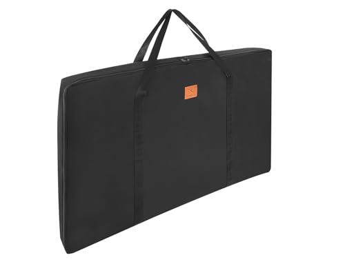 Granori Campingtisch Tasche 120x80 / 100x70 / 80x60 cm – Große, leichte und robuste Aufbewahrungs- und Transporttasche / Schutzhülle für u.a. Camping Klapptisch sowie -stühle (80x60 cm)