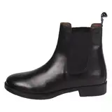 Lazura - Jodhpur Reitstiefelette Basic Plus | Kinder, Herren & Damen Stiefeletten mit Elastikeinsatz & Pull-On | schwarze Chelsea Boots aus Leder | Reitschuhe in Größe 37