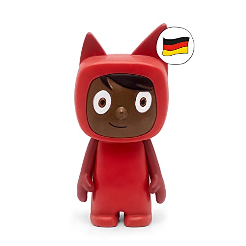 tonies Hörfiguren für Toniebox, Kreativ Rot (Dunkelbraun) zum Selbstbespielen, 90 Minuten Speicher für eigene Aufnahmen, Musik oder Gute-Nacht-Geschichten, geeignet für Kinder ab 3 Jahren