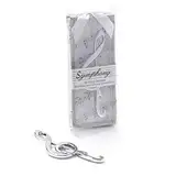 C.X.Y. Flaschenöffner Kronkorkenöffner Silber Violinschlüssel Notenschlüssel Schönes Geschenk (1 er Pack)