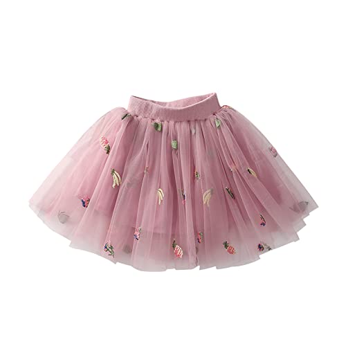 ROMIDA Baby Mädchen Tüllrock Mädchen Set Tütü Mädchen Tutu Mädchen Bunt Tutu Rock Prinzessin Tüllrock Minirock Baby Mädchen Regenbogen Rock Mädchen Prinzessin Tütü, 3 Jahre