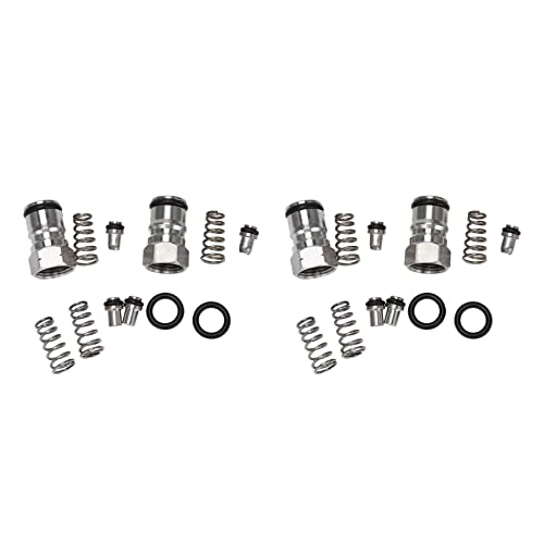 Cusstally 2 x Kugelverriegelungspfosten und 8 Klappen, 4 Tordichtungen, Adapter-Set für Mais und