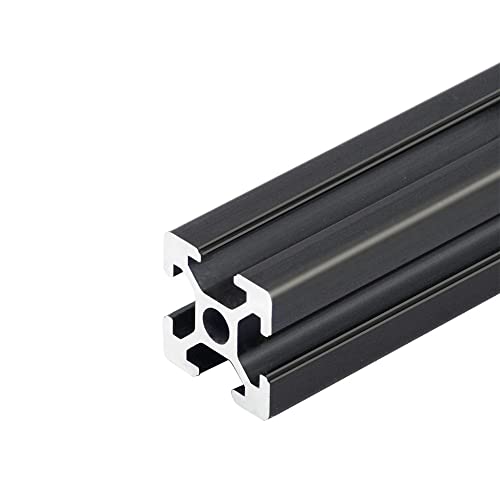 1 STÜCK Schwarz 100-800mm 2020 V-schlitz Aluminiumprofil Extrusion for 3D Drucker CNC Graviermaschine Schießbahn Holzbearbeitung DIY(350mm)