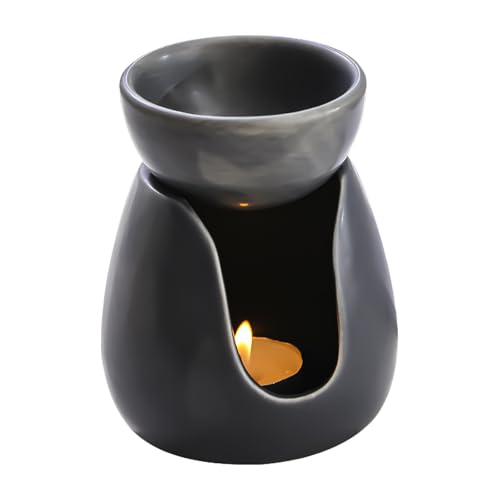 SUPRROW Aromalampe Teelichthalter,Duftlampe aus Keramik,Duftlampe für ätherische öLe,Keramik Duftstövchen,Duftwachslampen, für Wohnkultur