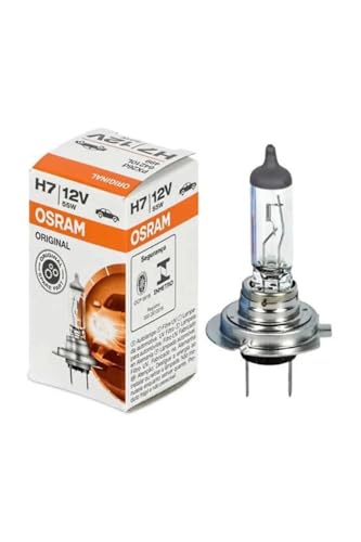 Osram ORIGINAL H7, Halogen-Scheinwerferlampe, 64210, 12V PKW, Faltschachtel (1 Stück)