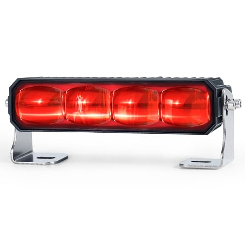 LED Gabelstaplerleuchte, Led Rot Blitzer Seitenlinie Markierungsleuchte Frontblitzer Warnlicht Stroboskop Blitzer 30W DC 12-80V Sicherheitslicht