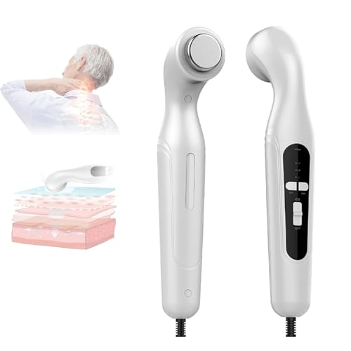 Ultraschallgerät für Zuhause,Tragbares Ultraschallgerät für Schmerztherapie & Arthrose,Ultraschall-Massagegerät für Zuhause mit CPU-Steuerung gegen Gelenk-,deal für alle Gelenkschmerzen. (weiß)