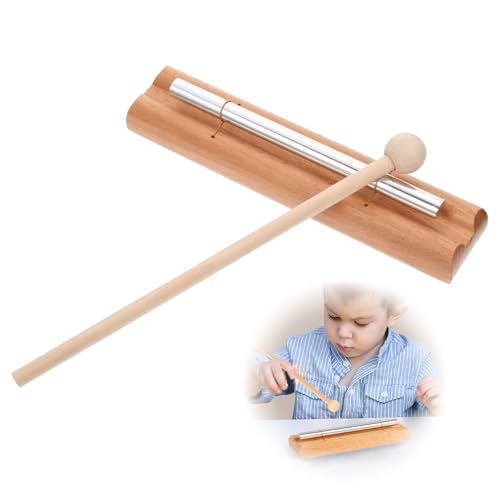 Energy Klangstab,Klangstab,Klangstab Lehrer,Perkussions Windspiel,Chime Klangstab Holz,Chime Gong Glockenspiel,Perkussion Trio Schlagstab,Für Yoga,Heilung,Klassenzimmer,Kiuiom
