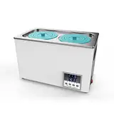 LABFISH Digitales Labor Wasserbad Water Bath 6L Capacity kommerzieller laborwasserbad Heating Devices Stainless Steel Liner mit wählbaren Öffnungen für Experiment 2 Opening