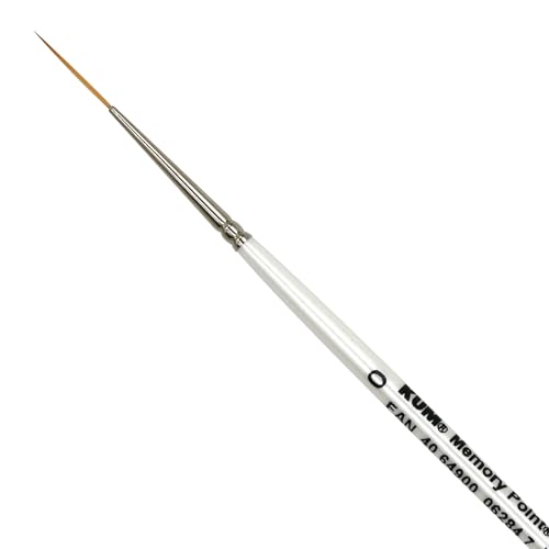 KUM 5145011 - Aquarellpinsel Memory Point Liner Größe 0, 1 Künstlerpinsel