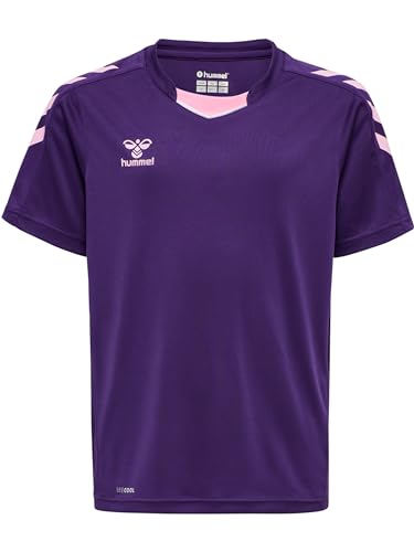 hummel hmlCORE XK POLY JERSEY S/S Kids, ACAI, 152