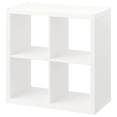 Ikea Kallax Regal, Bücherregal, Wandregal, Raumteiler in weiß (77 x 77 cm)