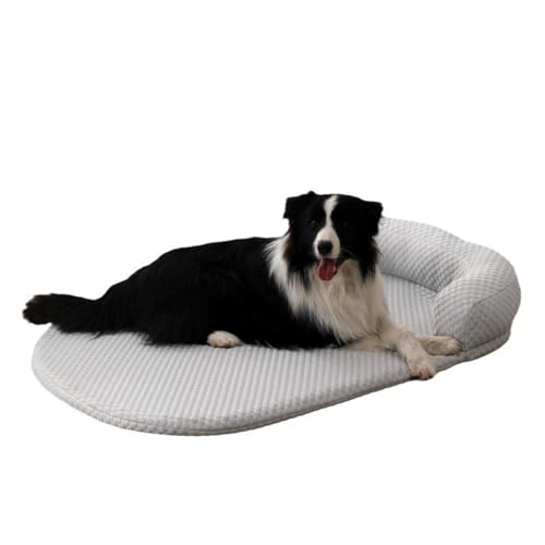 Xiyocadt Kühlmatte für Hunde Katzen, Sommer Selbstkühlend Haustiermatte, Kühlpad Kühlkissen, rutschfeste Komfortabel Kühlbett für Zuhause, Auto Und Garten (Grau,XS(54x40 cm, 4 kg oder weniger))