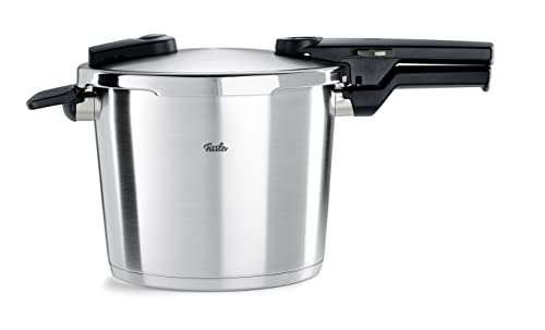 Fissler Vitaquick Premium / Schnellkochtopf (6 L, Ø 22 cm) Edelstahl-Dampfkochtopf, 2-Garstufen, Made in Germany - Induktion