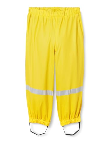 Playshoes Wind- und wasserdichte Regenhose Regenbekleidung Unisex Kinder,Gelb Bundhose,140