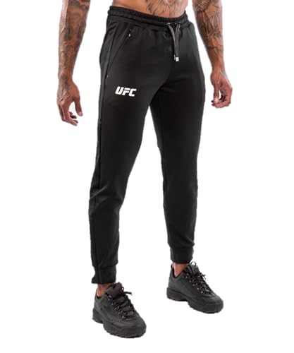 Venum Herren UFC Authentic Fight Night Walkout-Hose Sweatpants, schwarz, Small