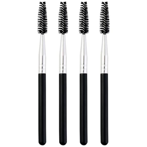 WOLMIK Wimpernbürste, 4 Stück Augenbrauenbürste, Augenbrauenpinsel, Wimpernkamm, zum Modifizieren von Augenbrauen und Wimpern, Make-up-Tools