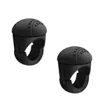 Xiakila Auto-Lenkrad Booster 2pcs Eine Hand Drehen Unterstützung Kraft Sparende Lenkung Booster Ball Für Auto, LKW, Traktor-Black||10 * 7.8 * 5.5cm