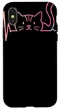 Cat Heartbeat Line Kunst Für Katzenliebhaber Hülle für iPhone X/XS
