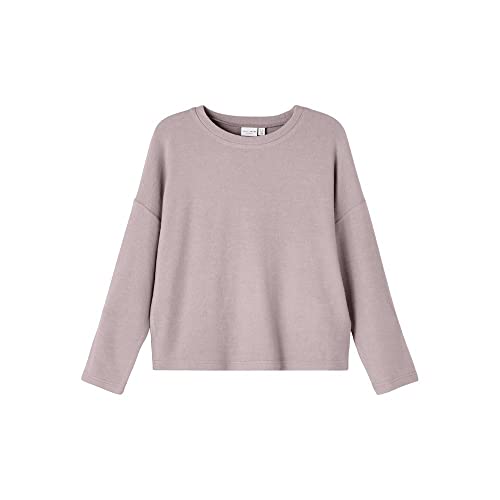 NAME IT Mädchen Stick-Pullover mit Langen Ärmeln Violet Ice 122-128