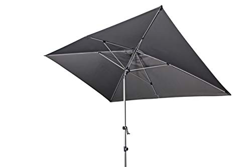 Doppler EXPERT Auto Tilt – Rechteckiger Sonnenschirm für Balkon oder Terrasse – Knickbar – ca. 300x200 cm – Anthrazit