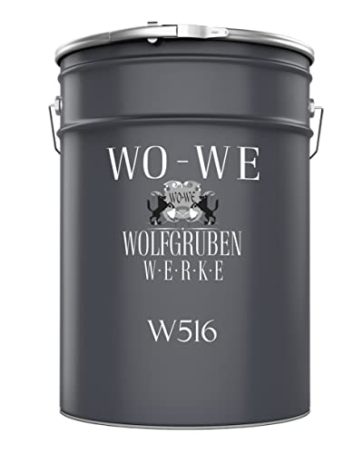 WO-WE Fassadenfarbe Wandfarbe Wandanstrich Fassadenbeschichtung für Außen Weiß 10L