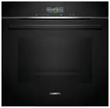 Siemens HB774G1B1, iQ700 Smarter Einbau-Backofen, 60 x 60 cm, Made in Germany, Schwarz, activeClean Pyrolyse & humidClean Hydrolyse, Air Fry, Automatikprogramme, Farbiger Touchscreen