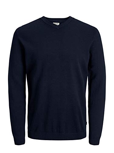 JACK & JONES Male Strickpullover V-Ausschnitt