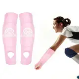 JIEYAO 1 Paar Volleyball Armschoner, Unterarmschoner mit Anti-Rutsch Schutzpolster und Daumenloch Elastische Volleyball Armmanschetten Unterarmschutz Arm Sleeves Zubehör für Armschutz Jugend Kinder