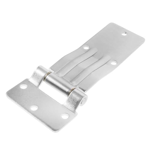 Gatuida Wagenscharniere Türscharniere für Wohnmobile Türscharniere für Anhänger Scharniere schwere Ausführung Anhänger-Hardware Scharniere klein Galvanisiertes Eisen Silver