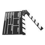 Mikikit Feldplattenplattenspielzeuge Film Die Direktoren Schindel Szene Klappe Aktion Regisseure Vorstand Theaterausrüstung Kamera-theater-party-dekoration Schwarz Hölzern