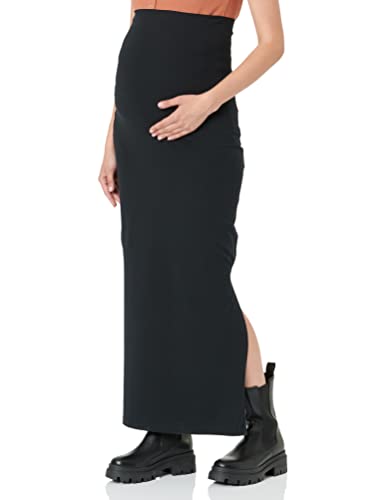 MAMALICIOUS Damen MLEMMA Tube Maxi Skirt A. E. NOOS Rock, Schwarz, 34